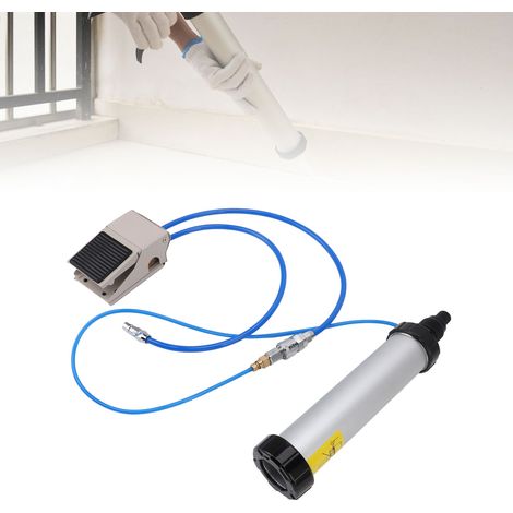 Aplicador neumático de mortero para juntas fabricado en aleación de aluminio para juntas y reformas del hogar – 310 ml con 5 accesorios (1/5)