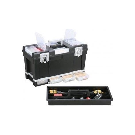 Allit McPlus Depot S 23 Grande Scatola per Utensili Nera