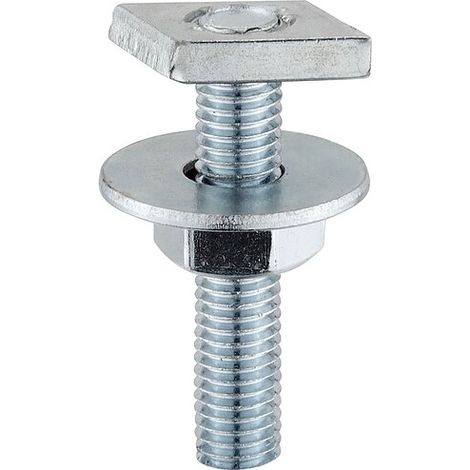 Hammerkopfschraube verzinkt - M10 - für Profil 27/18 und 28/30 - Länge 100 mm (1/4)