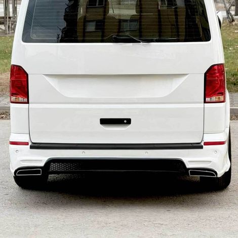 Protection seuil Coffre Pare-Chocs Compatible avec VW T6 Transporter 2015-2024 ABS Brillant (1/5)