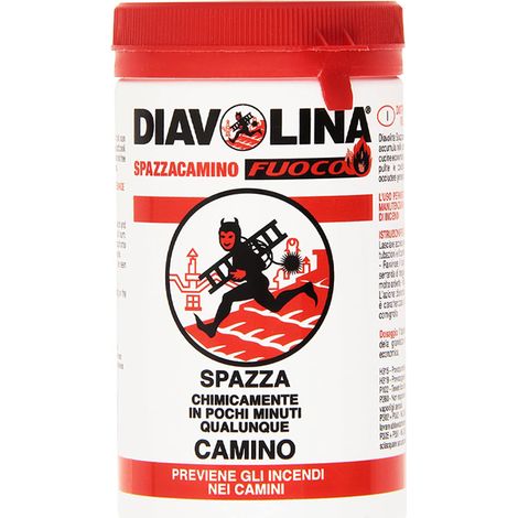 Diavolina Spazzacamino Pulitore - Confezione 270 Gr - Combustibili per Stufe (1/5)