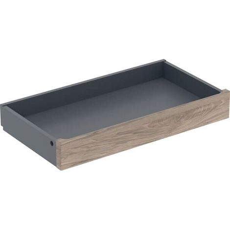 GE Tiroir intérieur avec façade pour Renova Plan US pour lavabo, largeur 70 cm, année 2021, bois noyer (1/2)
