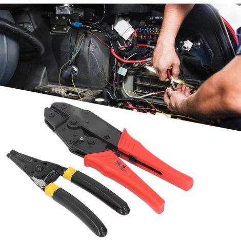 Pince à sertir les cosses, pince à dénuder les fils, kit d'outils de sertissage combinés (1/5)