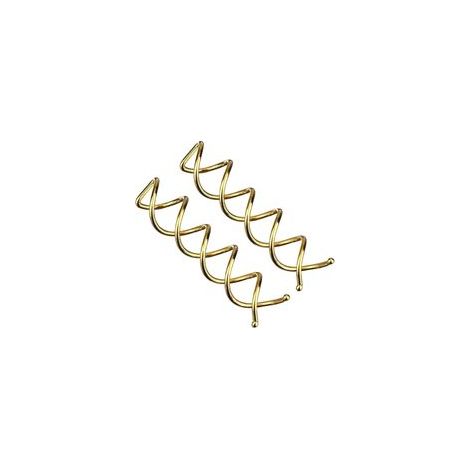 Lot de 20 épingles à cheveux en spirale, pinces à cheveux torsadées arrondies pour coiffure (doré), nom du titre. H301 (1/5)