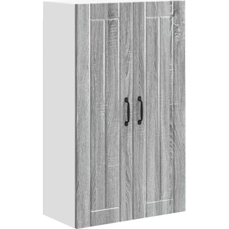 Maison Exclusive - Armadietto a muro LUCCA Grigio Sonoma 60 x 31 x 100 cm