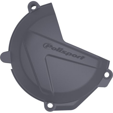 Protector de tapa de embrague Polisport para KTM XC SX 250 350 y Husqvarna FC FE (gris)