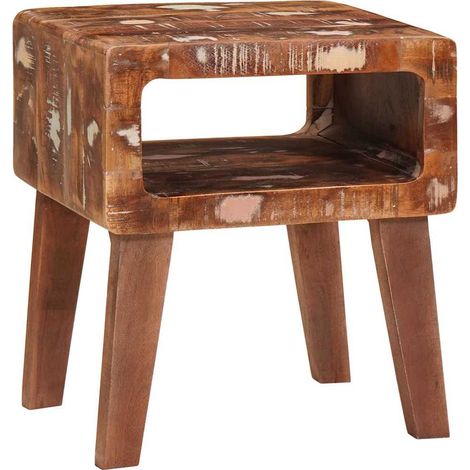 Tables d'appoint,Table basse,Table de Salon Multicolore bois de récupération massif CFW20552 (1/5)