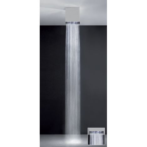 Gessi Segni, Kopfbrause Quadro Version 270 mm zur Deckenmontage, (1/2)