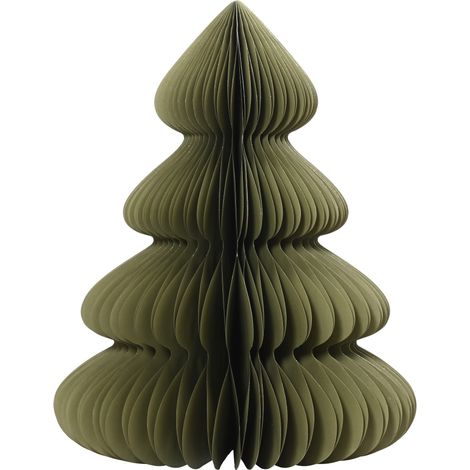 Figurine de Noël en papier, sapin de Noël vert pourri, 60 cm, 1 pièce