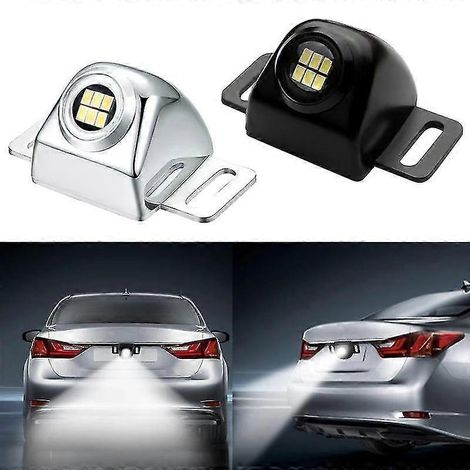 Feu de recul haute luminosité clignotant universel pour voiture et moto, ampoule LED argentée (1/5)