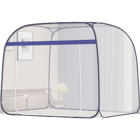 Moustiquaire Double pour Lit 180 x 200 cm – Maille Haute Densité Anti-Moustiques, Usage Intérieur & Extérieur (1/4)