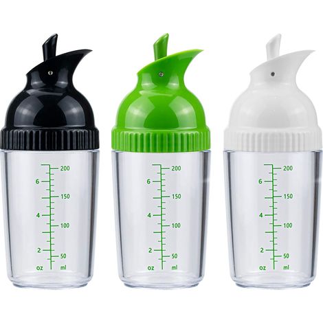 Bonnes poignées Petites vinaigrettes Shaker- vert + noir + blanc, petit (1/5)