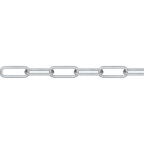 dörner + helmer 171836G Catena in acciaio tondo Argento Acciaio galvanizzato zinco 30 m