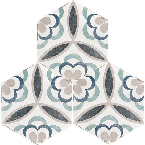 Carrelage Imitation Carreaux de ciment CAPRI 14x16 Sassani - Les Carreaux de Jean (1/4)