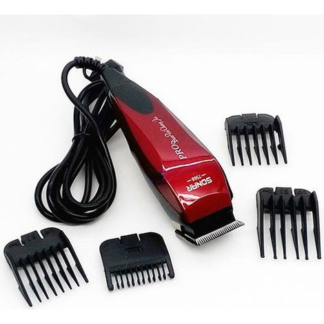 Trade Shop - SONAR 7568 BARTTRIMMER ELEKTRISCHER RASIERER CLIPPER MIT 4 KÄMMEN - (1/2)