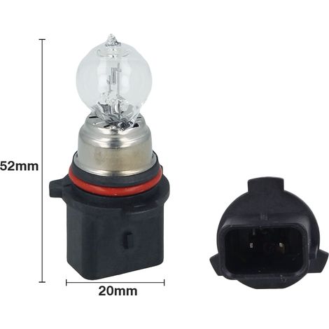 Coppia lampade alogene PSX26W 12V 26W PG18.5d-3 clear compatibili Philips 12278C1 (1/3)