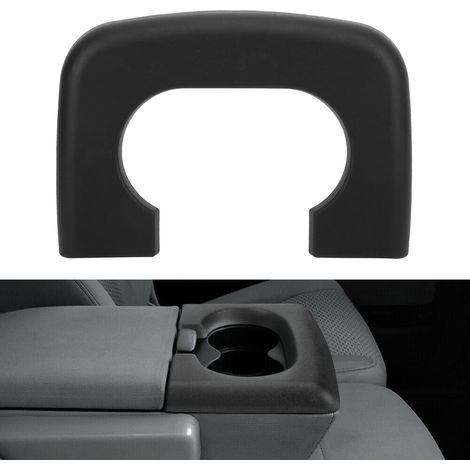 Tapis porte-gobelet noir pour console centrale, compatible avec Ford F150 1997-2003 (1/5)