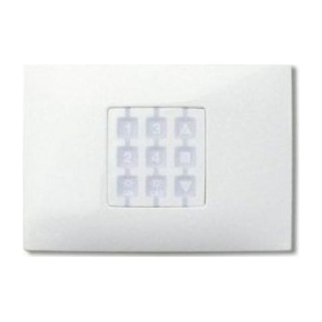 Placa de pared rectangular NICE WRW blanca, paquete de 1 pieza