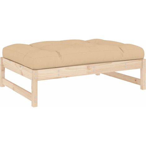 Maison Exclusive - Gartenhocker 120x80 cm Massivholz Kiefer (1/5)
