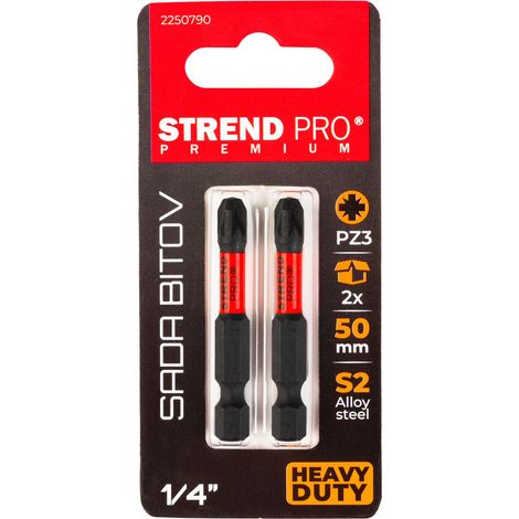 Bit Strend Pro Premium Pozidriv, PZ 3, Pack. 2 Stk. (1/2)