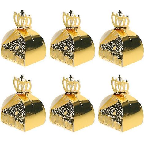 6 boîtes cadeaux en papier pour l'Aïd Moubarak (1/3)
