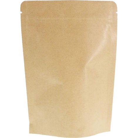 50 Pack Kraft Resealable Food Bags with Zipper and Strong Aluminum Foil Liner, 5"x7" Yellow (1/5)