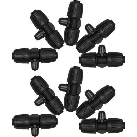 Raccords de tuyaux d'irrigation goutte à goutte à barbes, ensemble de 40 pièces (1/5)