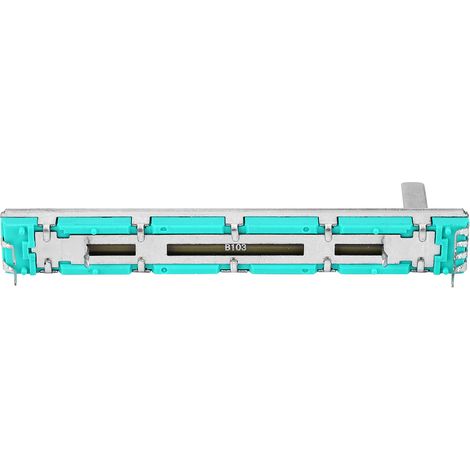 Potentiomètre coulissant B10K à double canal, fader droit pour usages multiples (lot de 5) (1/4)