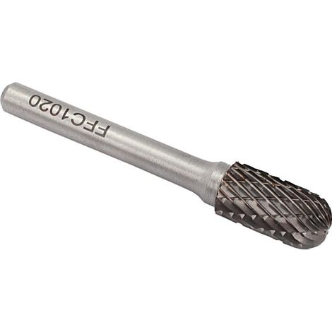 Râpe cylindrique en tungstène ¤ 8x20x60/6mm C