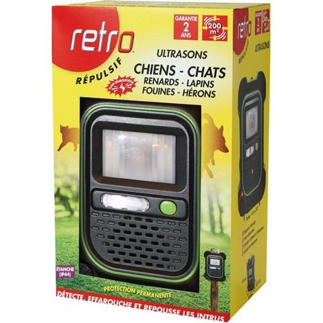 Rimandatore Ultrasuoni Retro per Cani Gatti Lepre Meles Aironi - Retro