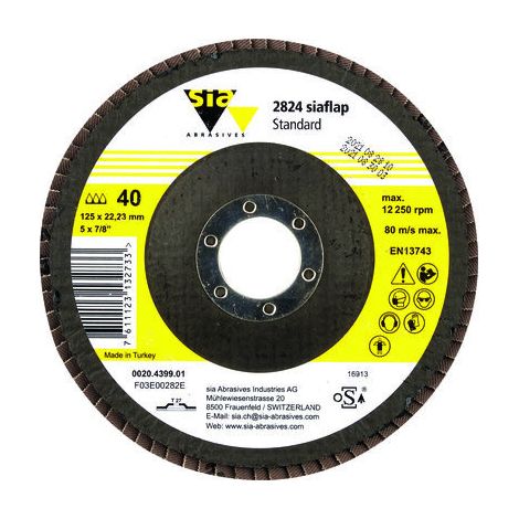DISQUE À LAMELLES D125 GR 40 SIA F 03E 002 82E (1/2)