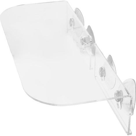 Étagère à Plantes de Fenêtre en Acrylique Transparent 30 Cm Ventouses Puissantes, Support Stable pour Légumes et Fleurs D'intérieur, Jardinière Suspendue Facile à Installer (1/5)