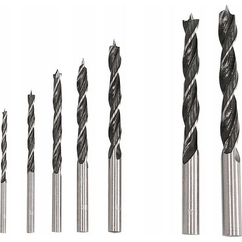 Punta legno mega wood drill set 3-10mm 8 pezzi