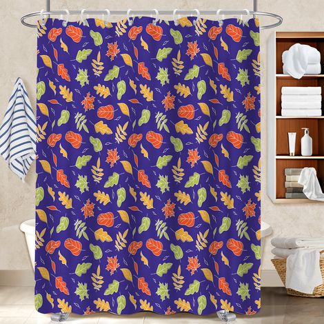Rideau de douche 180x180 antifongique bâche de douche pour une ambiance tropicale et dépaysante (1/5)