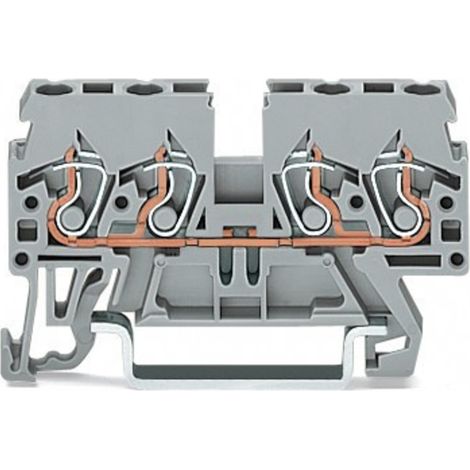 WAGO GmbH& Co. KG Durchgangsklemme 0,08-2,5/4mmq grau 870-831 (1/4)