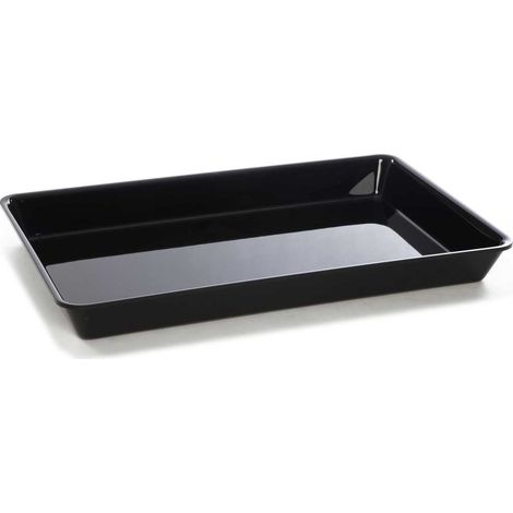 Plateau en Plexiglas gastronorme GN 1/1 530x325x50mm Noir - Matériel CHR Pro