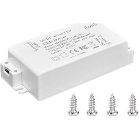 30W LED-Lichttransformator DC 24V 1,25A Konstantspannungsnetzteil AC 100-240V Beleuchtungszubehör für LED-Streifen (1/3)
