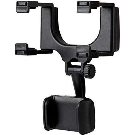 Support Téléphone Voiture Rétroviseur Universel – Fixation 360° Réglable, Compatible avec la Plupart des Modèles de Véhicules