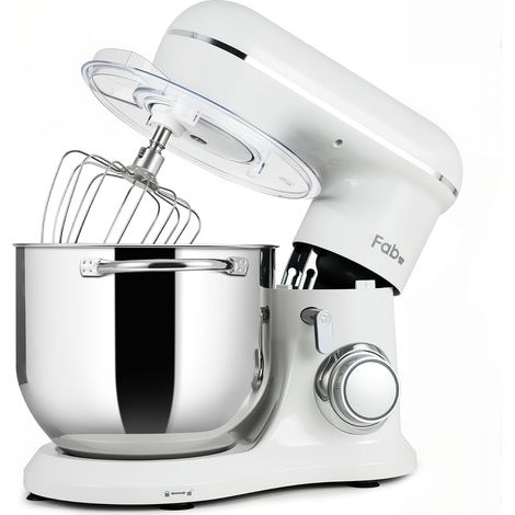 8 L Large Capacity Mixer on Stand 2000 W, Kneader with Whisk, Flat Mixer, Kneading Hook, 10 Speeds + Pulse, Stainless Steel Bowl (1/5)