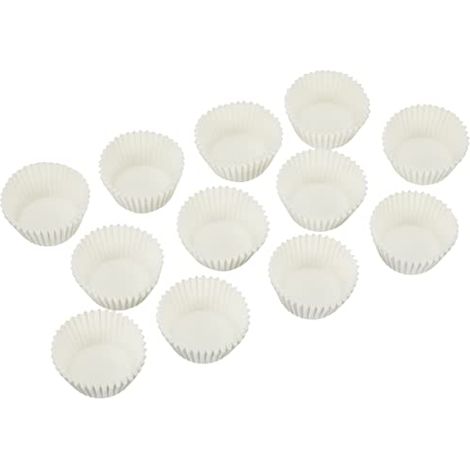 Zenker Mini pirottini per muffin, carta bianca, confezione da 1, 240 unità (1/4)
