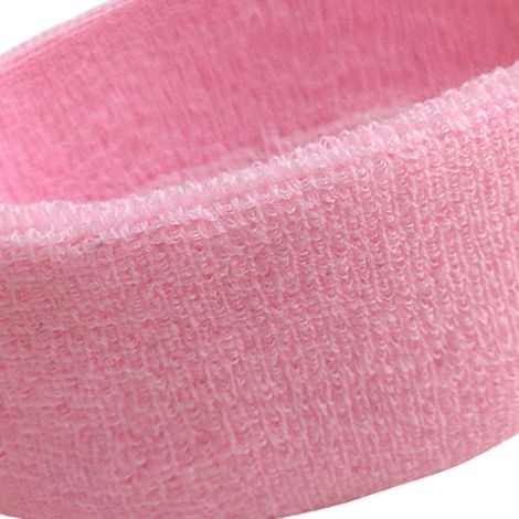 Bandeaux de sport élastiques, respirants et absorbants, parfaits pour l'entraînement, le fitness, le cyclisme et les activités de plein air (rose). (1/5)