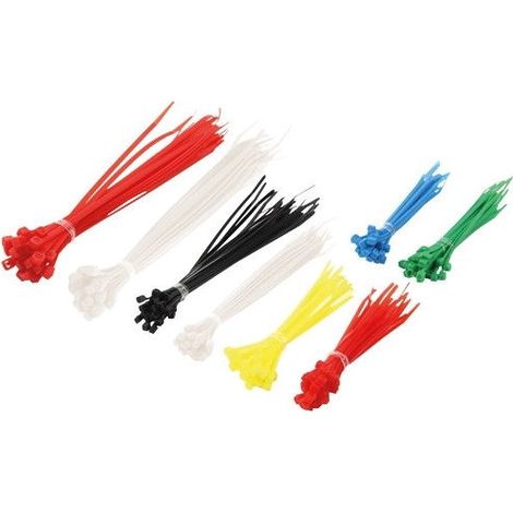 LOGILINK KIT D'ATTACHE CÂBLE, ASSORTIS, NYLON, CONTENU: KAB-0018 (1/2)