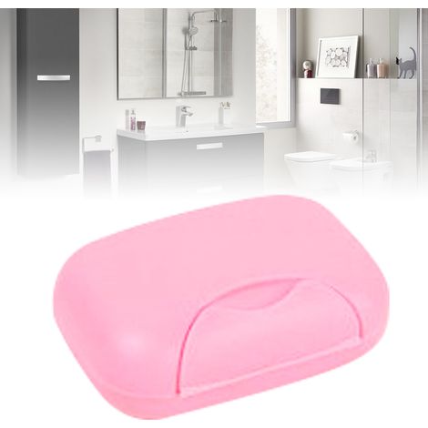 Distributeur de savon de voyage, étanche, portable et anti-fuite, pour la maison et l'hôtel, rose (1/5)