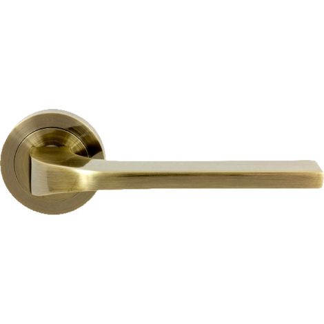 DOMINO Poignée de porte TIPO R M3 Poignée Sans rosace Bronze (1/5)