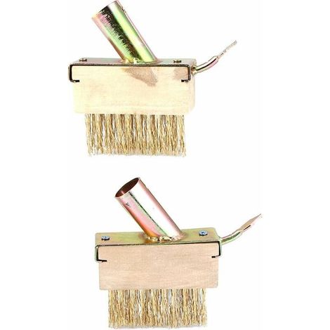 2PCS Weeding Wire Brush Tools Patio Weed Brush Head Set Replacement Gardening Weeding Tool Weed Remover for Outdoor Patio Paving (1/5)