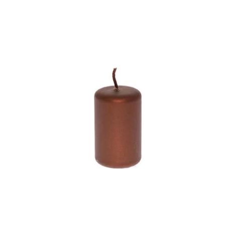 MERCURY CANDELA A COLONNA LUCID DIAM.4,5x h. 7,5 CM - COLORE MARRONE, DURATA 18H