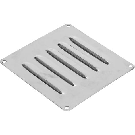 Grille d'aération en acier inoxydable avec volets 127x114mm, kit de quincaillerie marine pour bateaux (1/5)