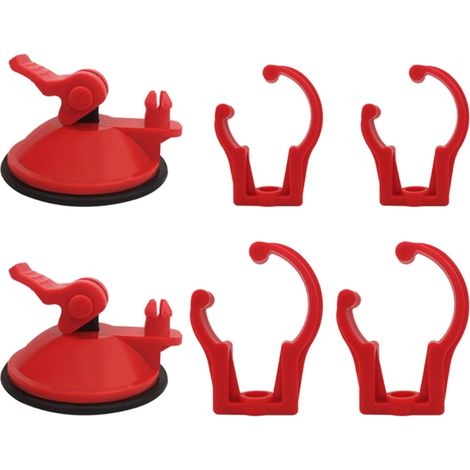 Ensemble de ventouses pour aquarium, assurant une fixation stable des composants grâce à un réglage simple et ferme dans les aquariums.-AquaForge