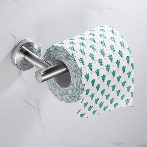 Porte-Papier Toilette Acier Inoxydable 304 Finition Brossée avec Rainure Antidérapante Salle de Bain (1/3)