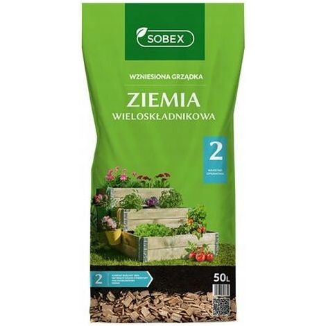 Terreau de jardin surélevé 50L